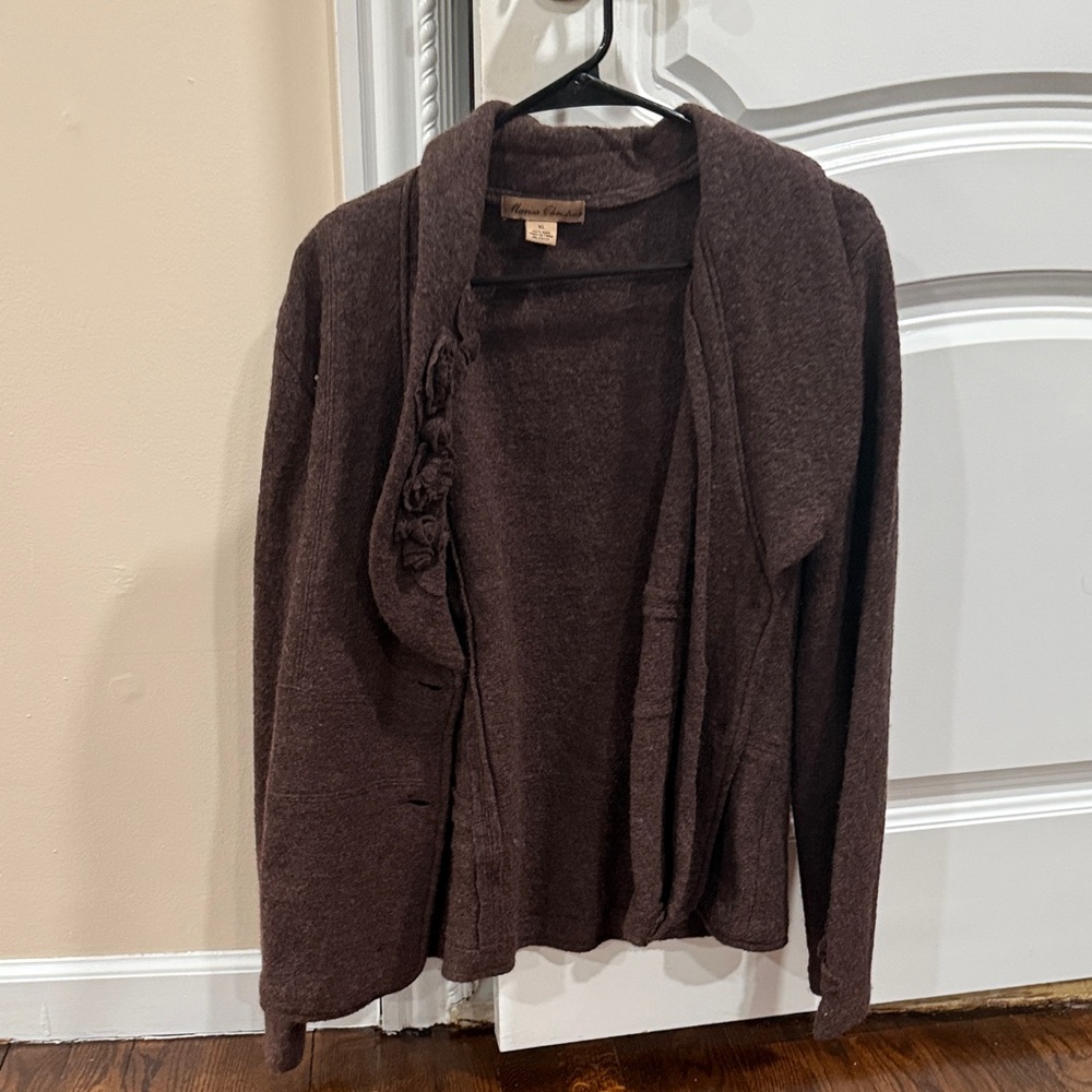 Marisa Christina Chocolate Brown Cardigan